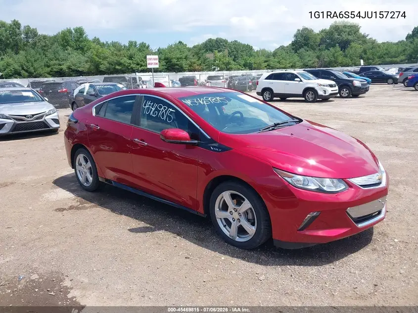 2018 Chevrolet Volt Lt VIN: 1G1RA6S54JU157274 Lot: 45469815