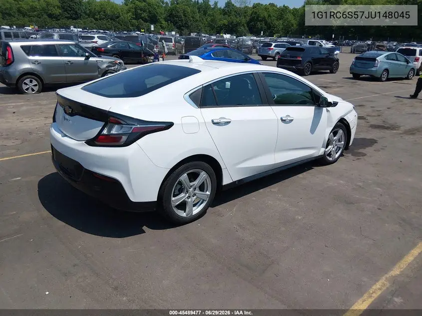 2018 Chevrolet Volt Lt VIN: 1G1RC6S57JU148045 Lot: 45489477