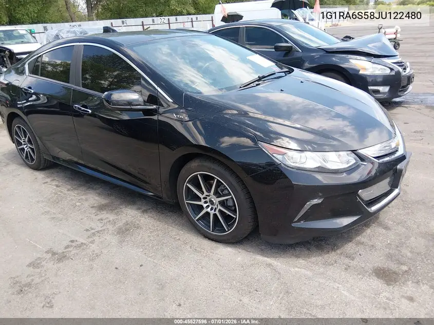 2018 Chevrolet Volt Lt VIN: 1G1RA6S58JU122480 Lot: 45527596