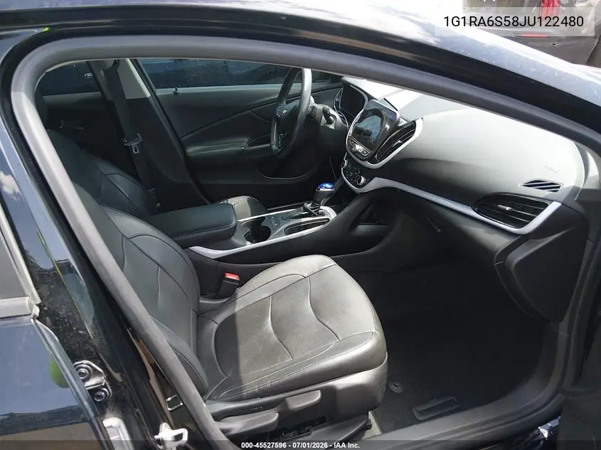 2018 Chevrolet Volt Lt VIN: 1G1RA6S58JU122480 Lot: 45527596