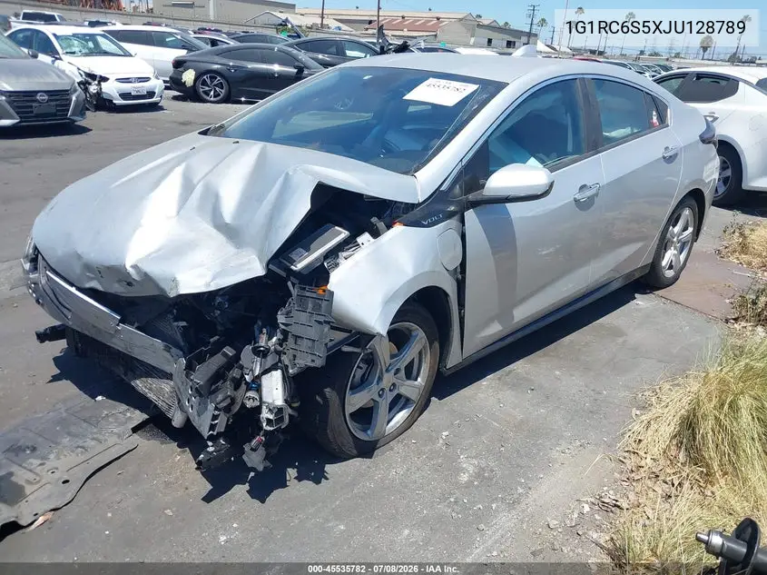 2018 Chevrolet Volt Lt VIN: 1G1RC6S5XJU128789 Lot: 45535782