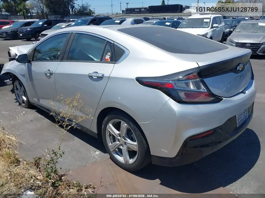 2018 Chevrolet Volt Lt VIN: 1G1RC6S5XJU128789 Lot: 45535782