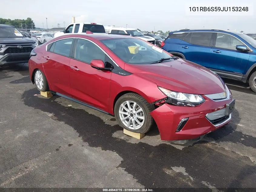 2018 Chevrolet Volt Premier VIN: 1G1RB6S59JU153248 Lot: 45543775