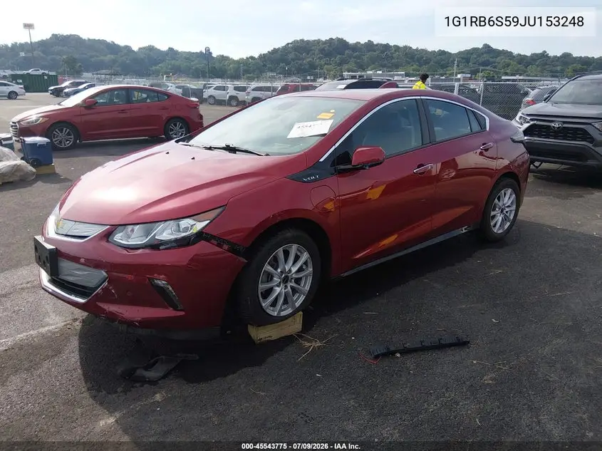 2018 Chevrolet Volt Premier VIN: 1G1RB6S59JU153248 Lot: 45543775