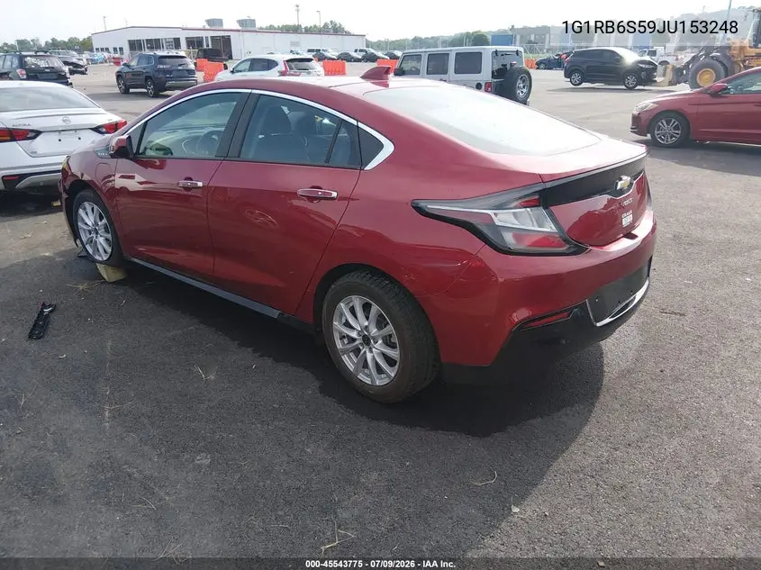 2018 Chevrolet Volt Premier VIN: 1G1RB6S59JU153248 Lot: 45543775