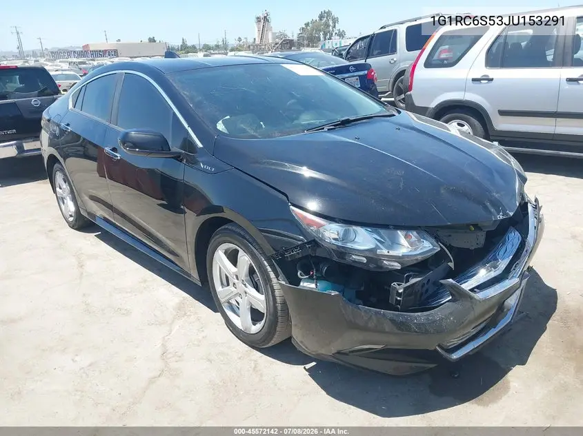 2018 Chevrolet Volt Lt VIN: 1G1RC6S53JU153291 Lot: 45572142