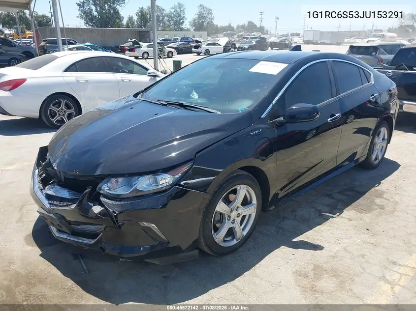 2018 Chevrolet Volt Lt VIN: 1G1RC6S53JU153291 Lot: 45572142