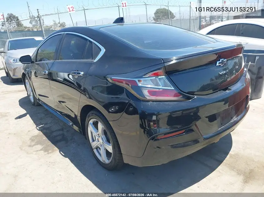 2018 Chevrolet Volt Lt VIN: 1G1RC6S53JU153291 Lot: 45572142