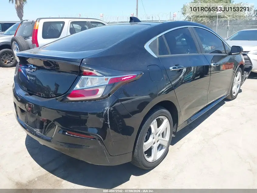 2018 Chevrolet Volt Lt VIN: 1G1RC6S53JU153291 Lot: 45572142