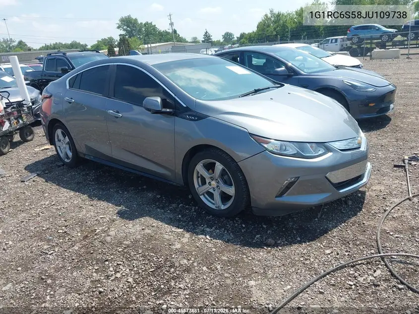 2018 Chevrolet Volt Lt VIN: 1G1RC6S58JU109738 Lot: 45577881