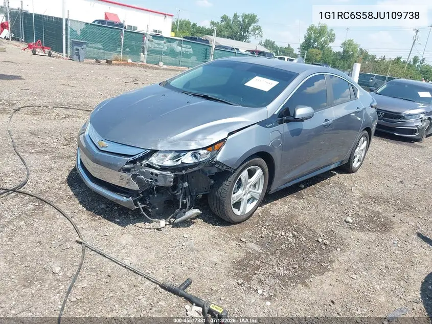 2018 Chevrolet Volt Lt VIN: 1G1RC6S58JU109738 Lot: 45577881