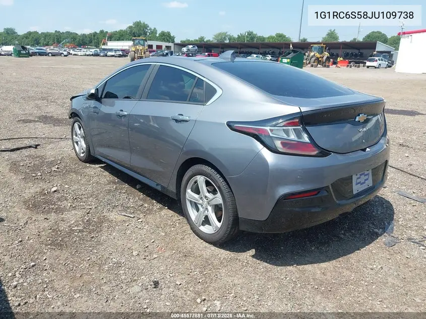 2018 Chevrolet Volt Lt VIN: 1G1RC6S58JU109738 Lot: 45577881