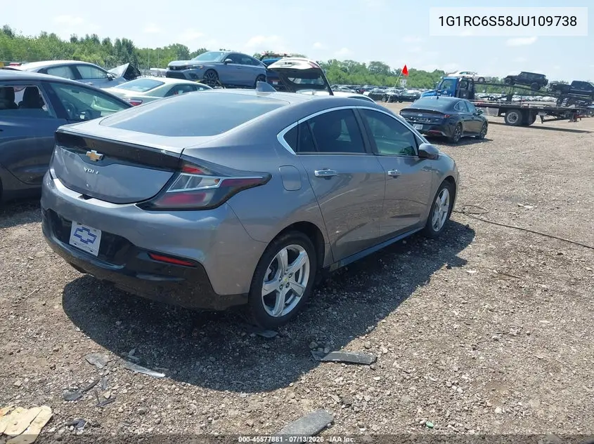 2018 Chevrolet Volt Lt VIN: 1G1RC6S58JU109738 Lot: 45577881
