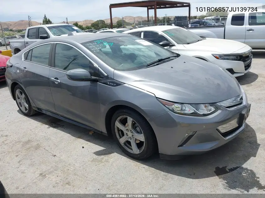 2018 Chevrolet Volt Lt VIN: 1G1RC6S57JU139734 Lot: 45614660