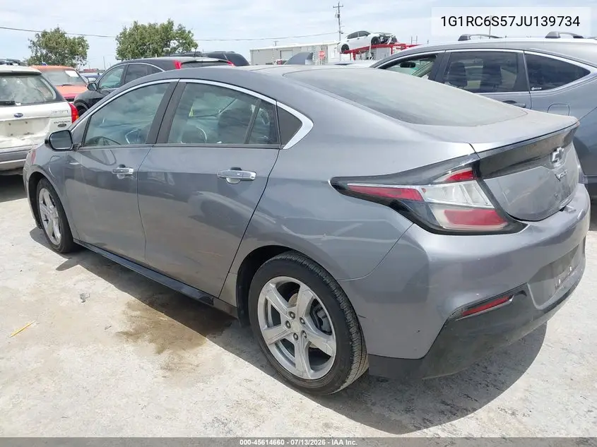 2018 Chevrolet Volt Lt VIN: 1G1RC6S57JU139734 Lot: 45614660