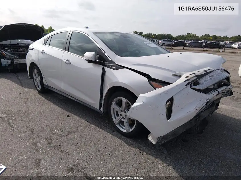 2018 Chevrolet Volt Lt VIN: 1G1RA6S50JU156476 Lot: 45640884