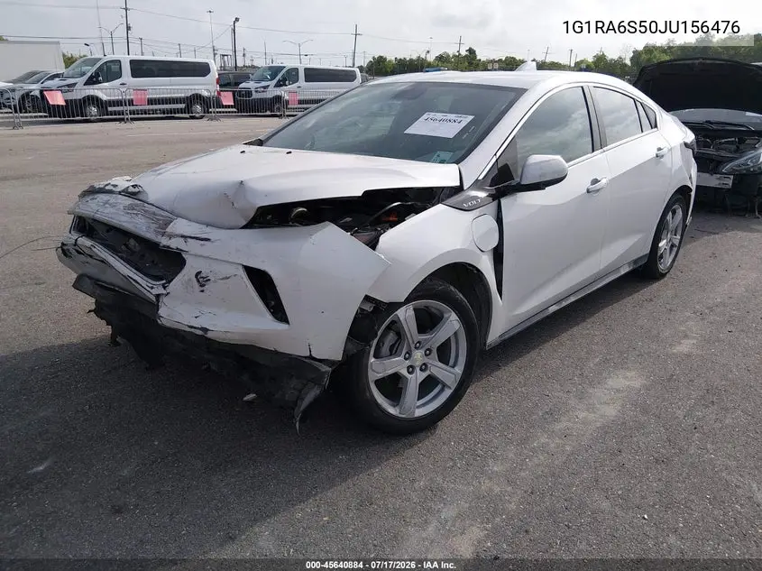 2018 Chevrolet Volt Lt VIN: 1G1RA6S50JU156476 Lot: 45640884