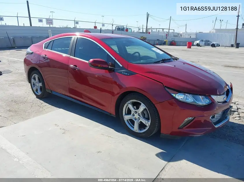 2018 Chevrolet Volt Lt VIN: 1G1RA6S59JU128188 Lot: 45641054