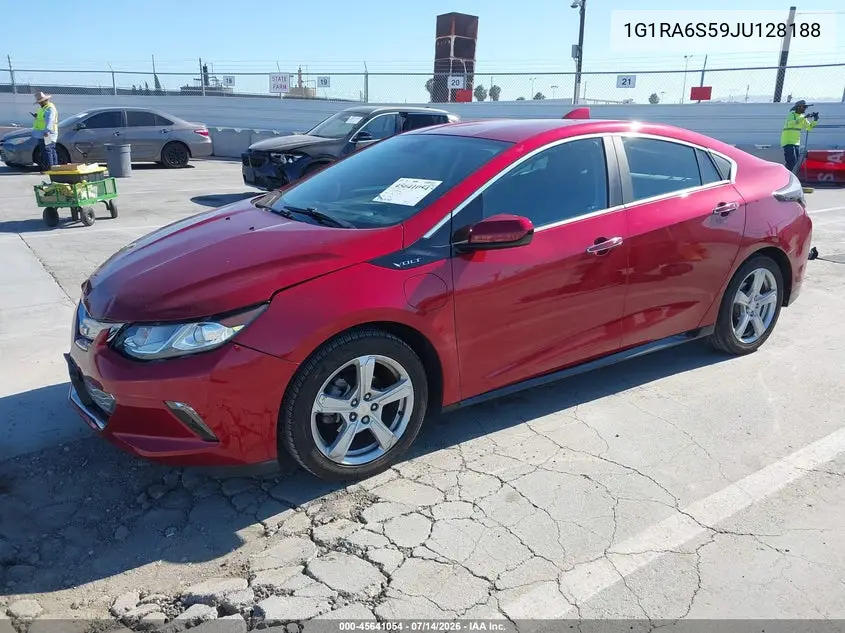 2018 Chevrolet Volt Lt VIN: 1G1RA6S59JU128188 Lot: 45641054