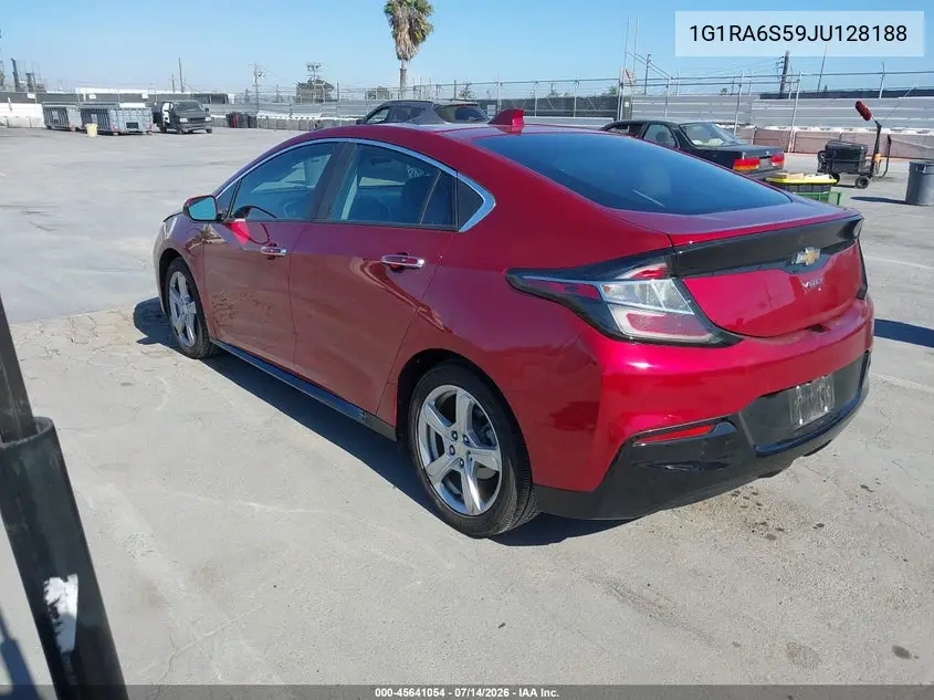2018 Chevrolet Volt Lt VIN: 1G1RA6S59JU128188 Lot: 45641054