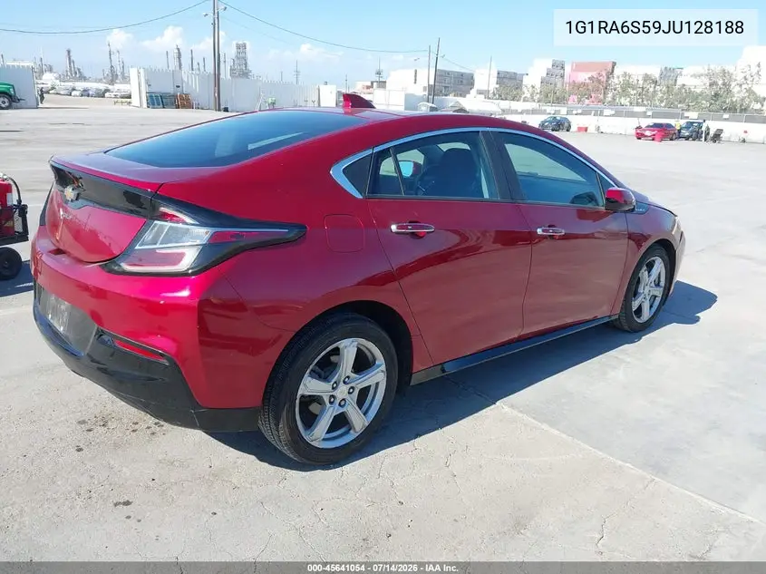 2018 Chevrolet Volt Lt VIN: 1G1RA6S59JU128188 Lot: 45641054