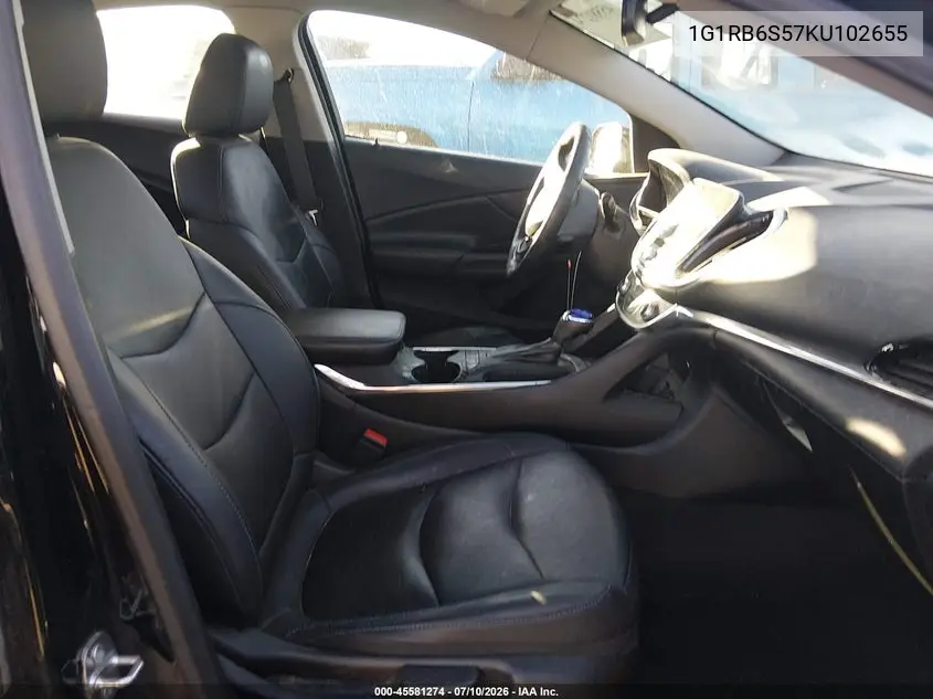2019 Chevrolet Volt Premier VIN: 1G1RB6S57KU102655 Lot: 45581274