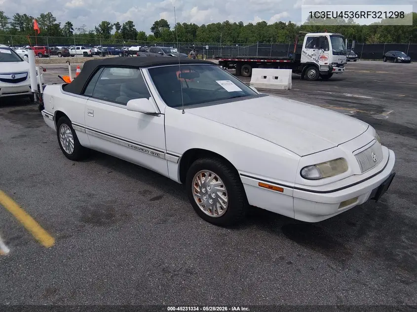 1994 Chrysler Lebaron Gtc/Lx VIN: 1C3EU4536RF321298 Lot: 45231334