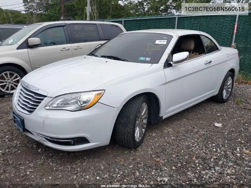 1C3BC7EG6BN560615 2011 Chrysler 200 Limited