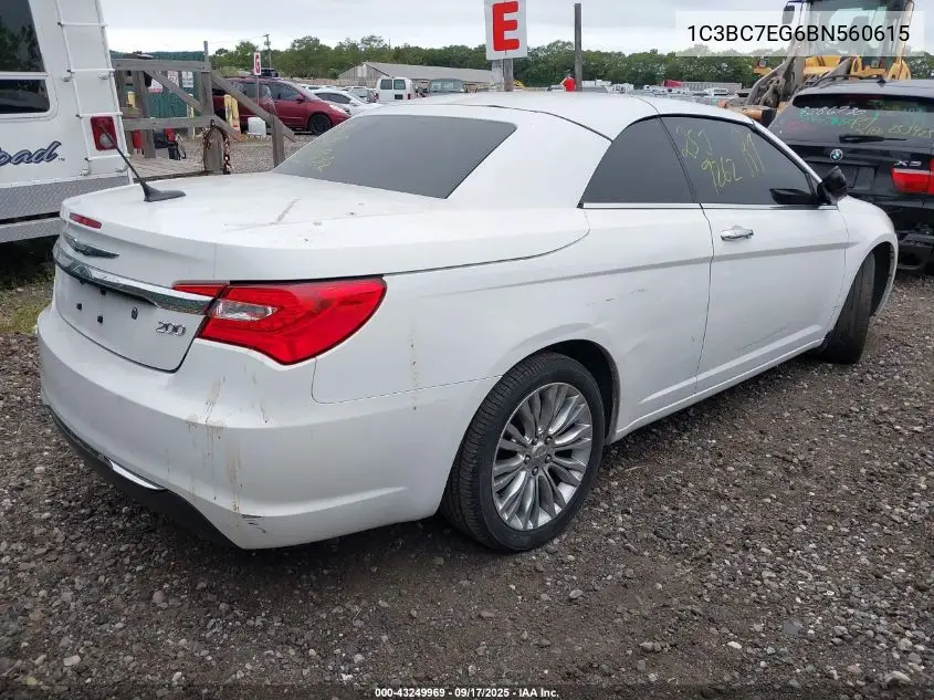 1C3BC7EG6BN560615 2011 Chrysler 200 Limited