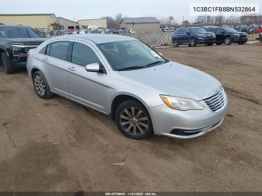 1C3BC1FB8BN532864 2011 Chrysler 200 Touring