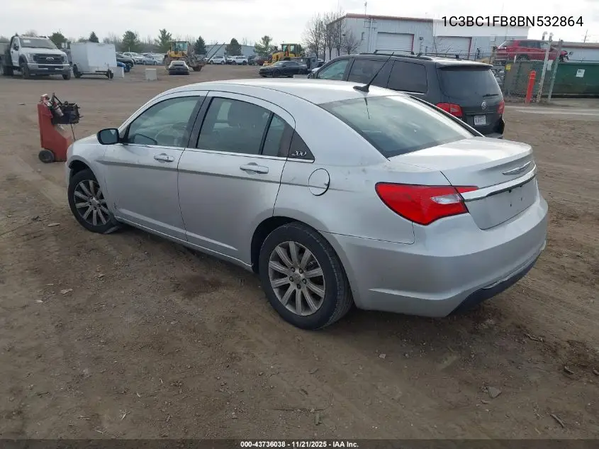1C3BC1FB8BN532864 2011 Chrysler 200 Touring