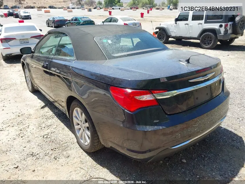 2011 Chrysler 200 Touring VIN: 1C3BC2EB4BN530231 Lot: 45343098