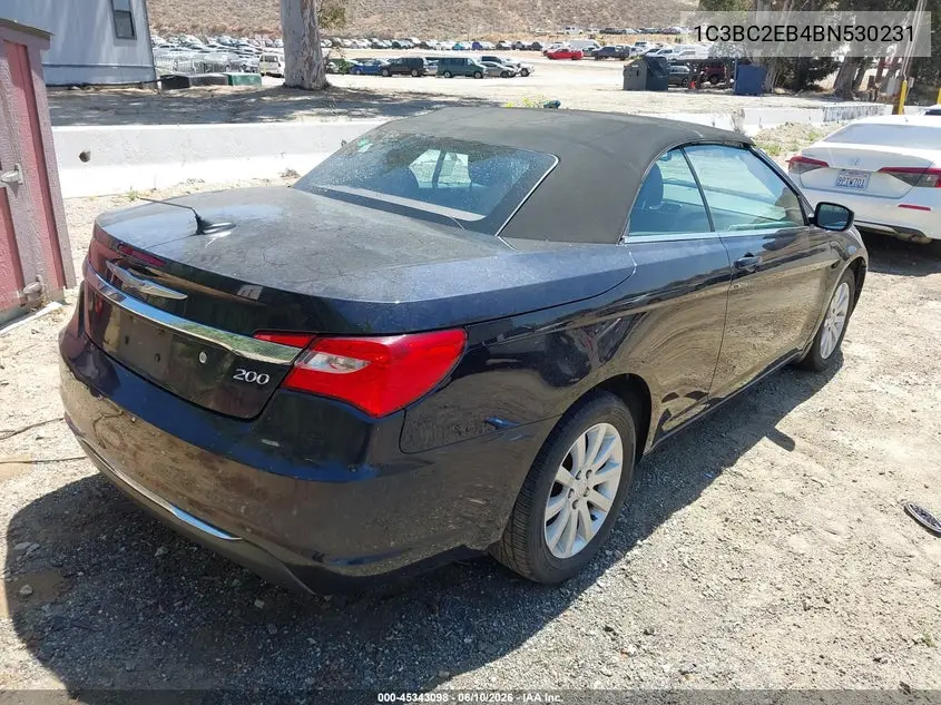 2011 Chrysler 200 Touring VIN: 1C3BC2EB4BN530231 Lot: 45343098