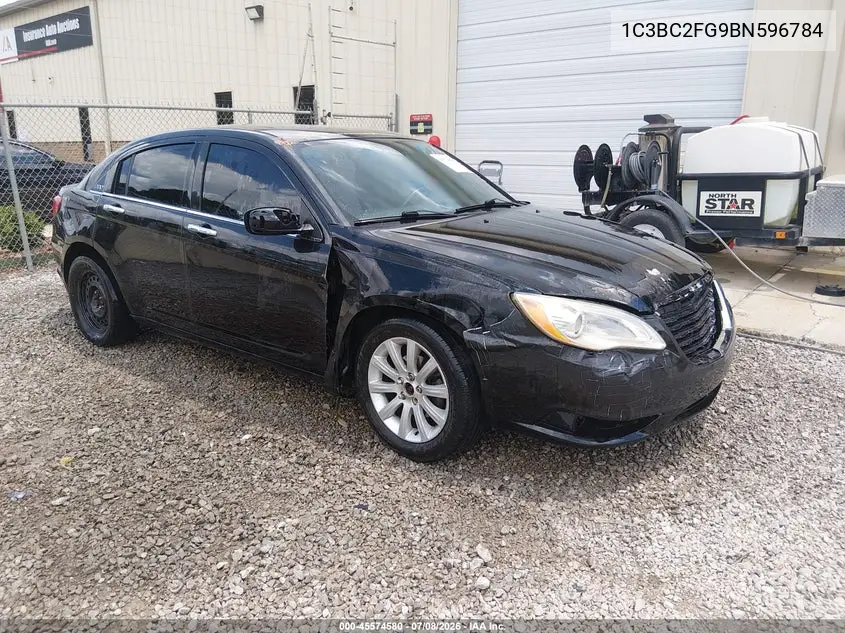 2011 Chrysler 200 Limited VIN: 1C3BC2FG9BN596784 Lot: 45574580