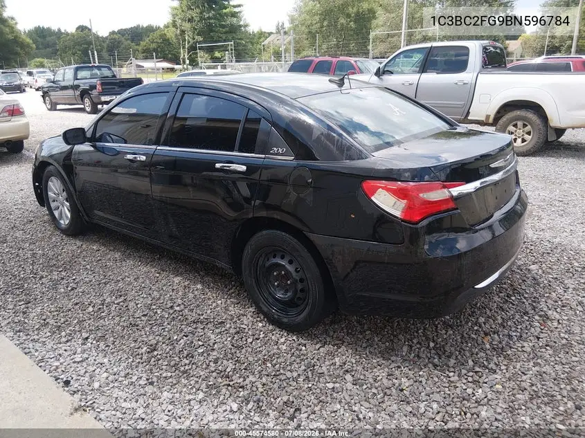 2011 Chrysler 200 Limited VIN: 1C3BC2FG9BN596784 Lot: 45574580