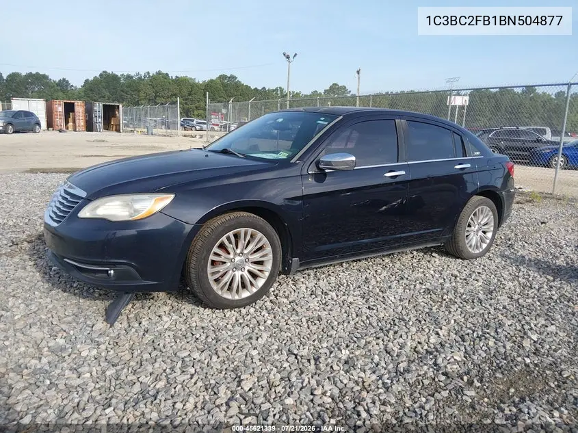 2011 Chrysler 200 Limited VIN: 1C3BC2FB1BN504877 Lot: 45621339
