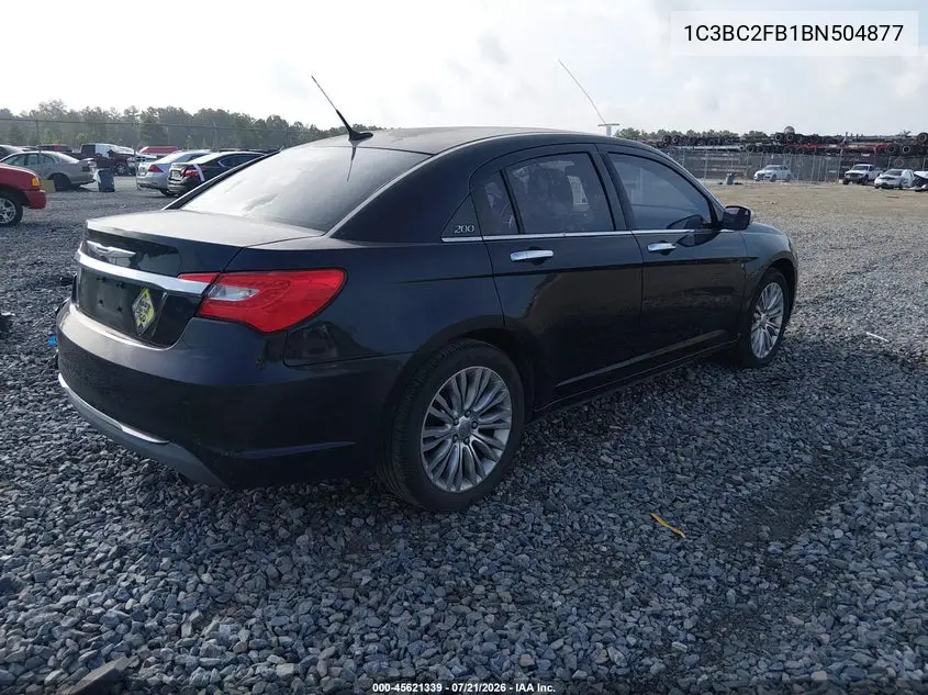 2011 Chrysler 200 Limited VIN: 1C3BC2FB1BN504877 Lot: 45621339