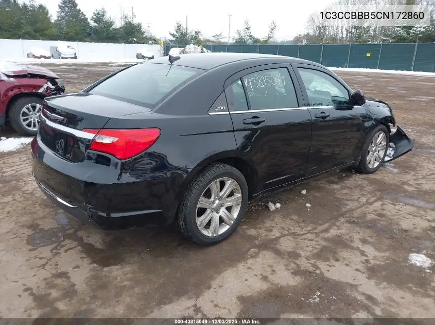 1C3CCBBB5CN172860 2012 Chrysler 200 Touring