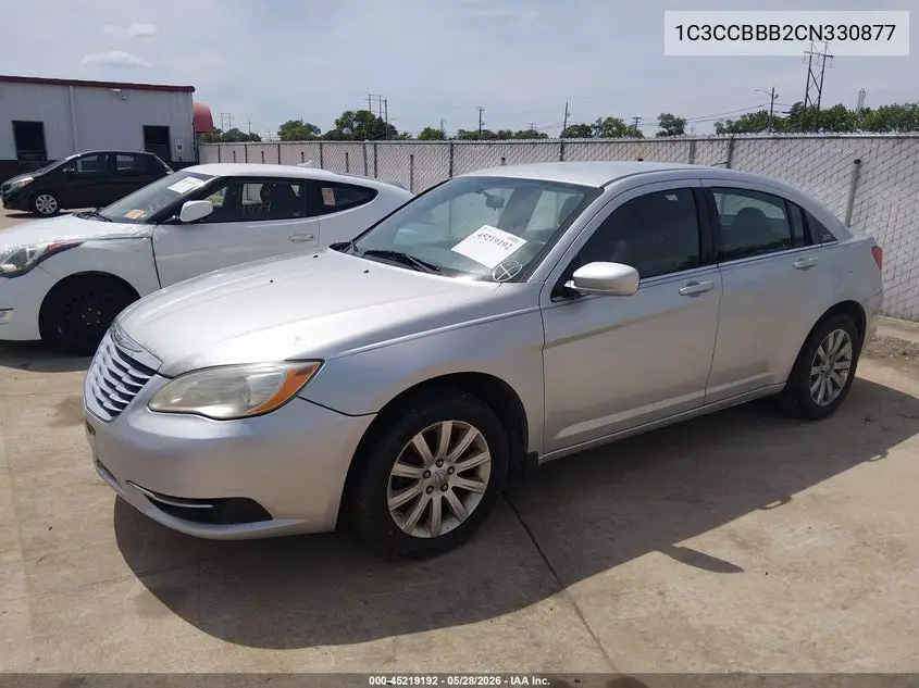 2012 Chrysler 200 Touring VIN: 1C3CCBBB2CN330877 Lot: 45219192
