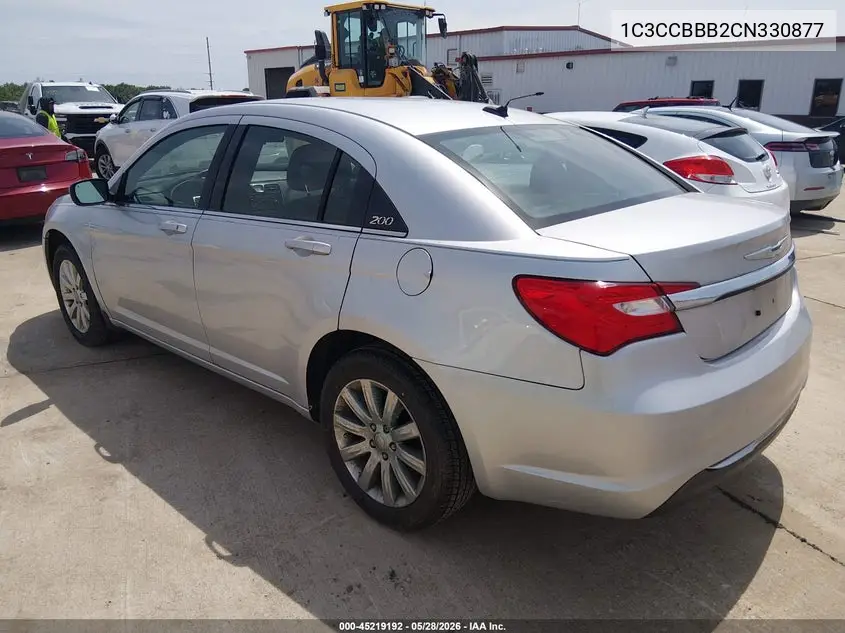 2012 Chrysler 200 Touring VIN: 1C3CCBBB2CN330877 Lot: 45219192