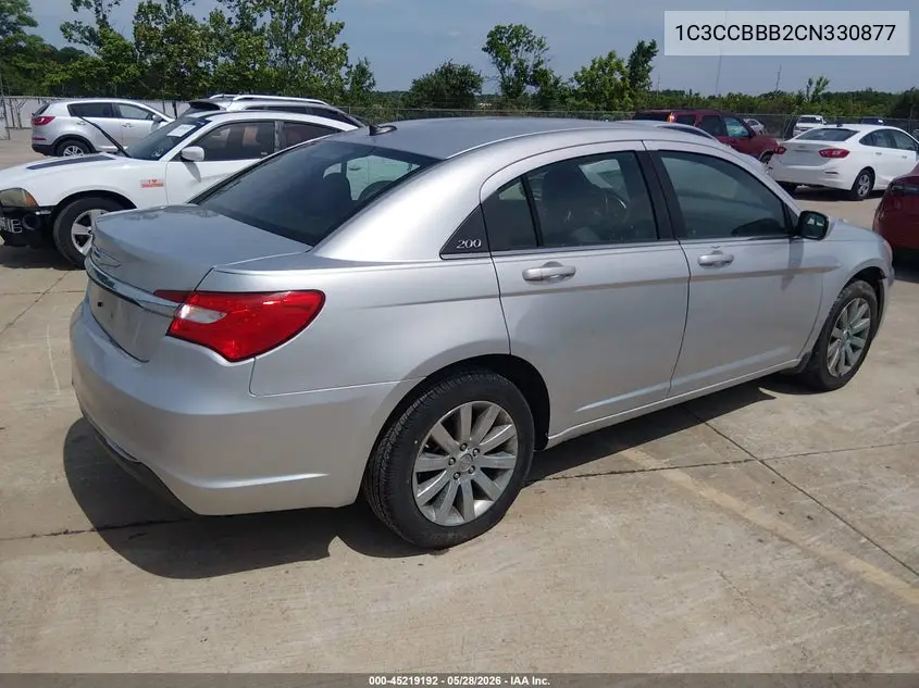 2012 Chrysler 200 Touring VIN: 1C3CCBBB2CN330877 Lot: 45219192