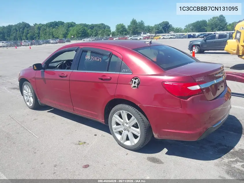 2012 Chrysler 200 Touring VIN: 1C3CCBBB7CN131095 Lot: 45354529