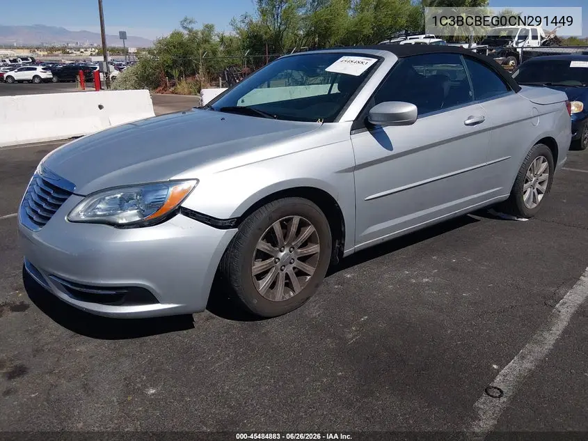 2012 Chrysler 200 Touring VIN: 1C3BCBEG0CN291449 Lot: 45484883