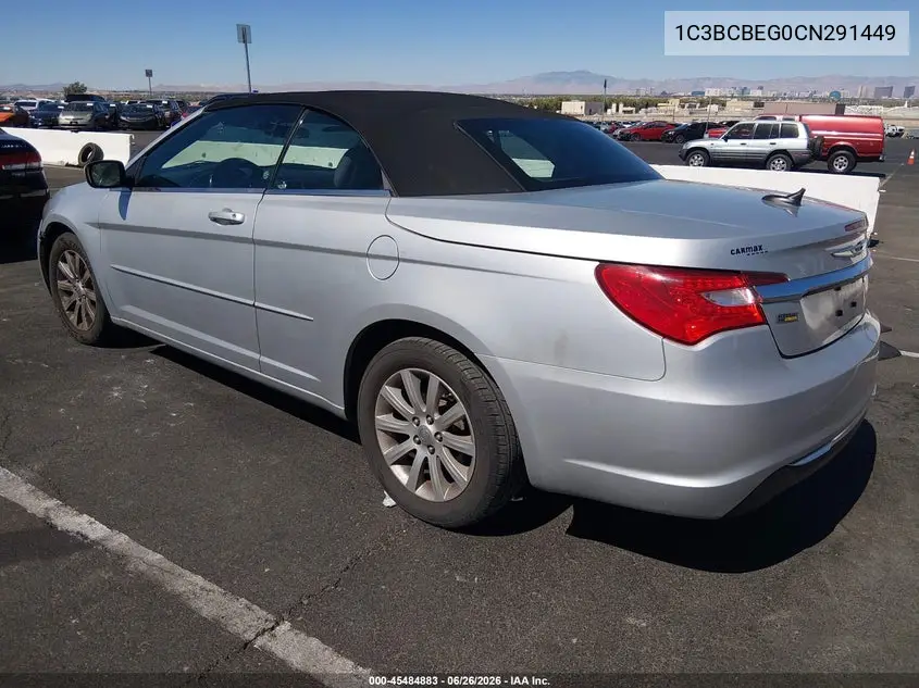 2012 Chrysler 200 Touring VIN: 1C3BCBEG0CN291449 Lot: 45484883