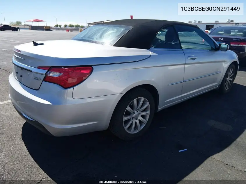 2012 Chrysler 200 Touring VIN: 1C3BCBEG0CN291449 Lot: 45484883