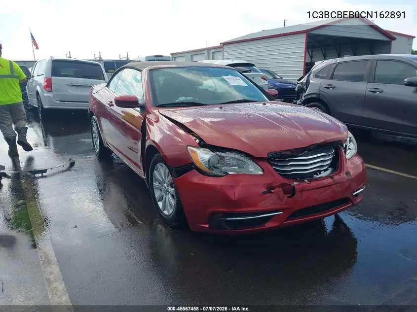 2012 Chrysler 200 Touring VIN: 1C3BCBEB0CN162891 Lot: 45567458