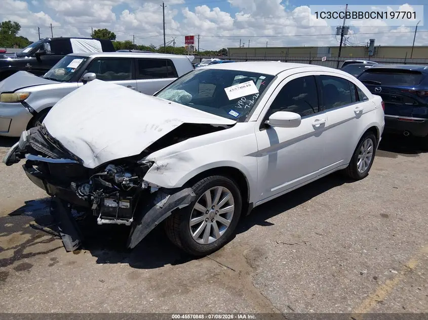 2012 Chrysler 200 Touring VIN: 1C3CCBBB0CN197701 Lot: 45570848