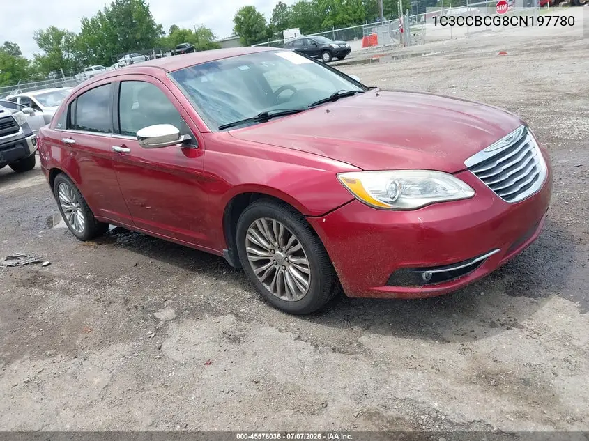 2012 Chrysler 200 Limited VIN: 1C3CCBCG8CN197780 Lot: 45578036