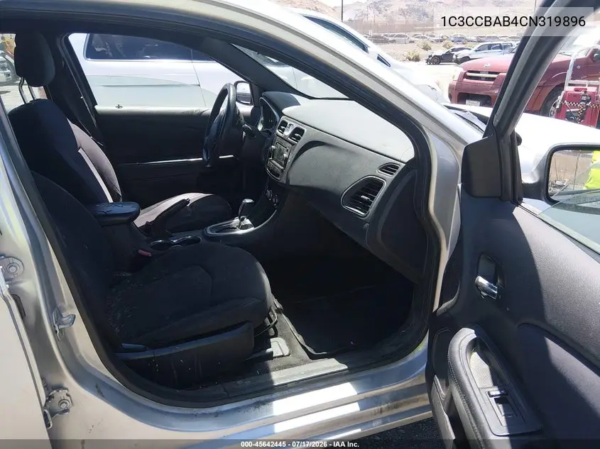 2012 Chrysler 200 Lx VIN: 1C3CCBAB4CN319896 Lot: 45642445