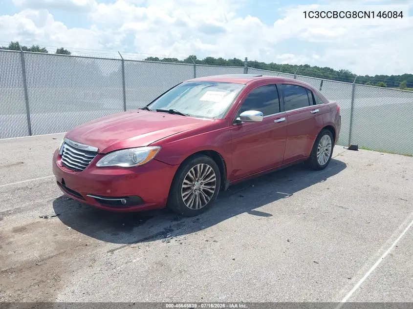 2012 Chrysler 200 Limited VIN: 1C3CCBCG8CN146084 Lot: 45645839
